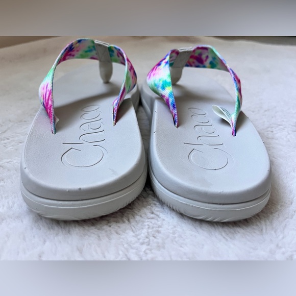 Chaco Chillos Light Tie-Dye Flip Flops Women Size 8 - Picture 4 of 7